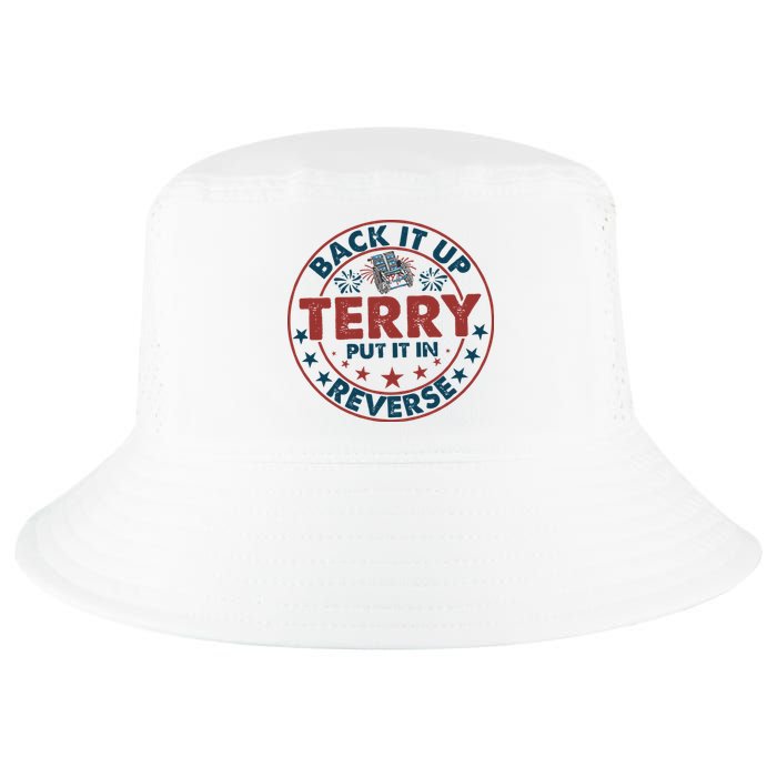 Back It Up Terry Put In Reverse Fireworks 4th Of July Cool Comfort Performance Bucket Hat