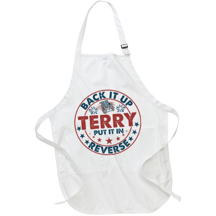 Back It Up Terry Put In Reverse Fireworks 4th Of July Apron
