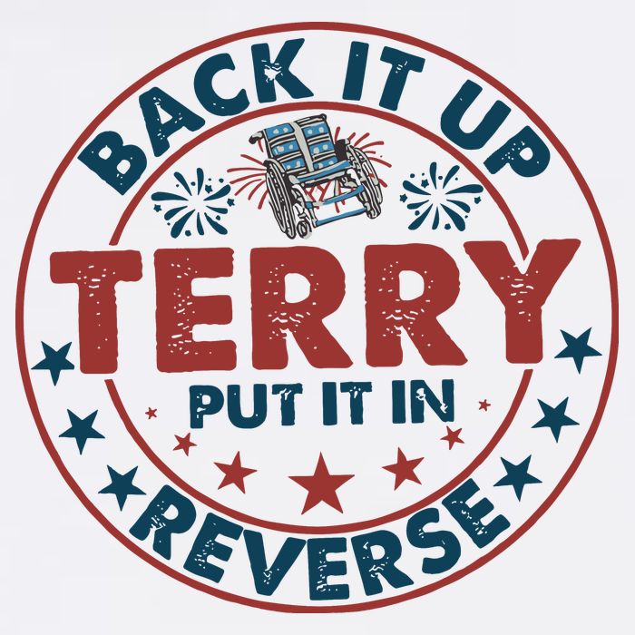Back It Up Terry Put In Reverse Fireworks 4th Of July Bucket Hat