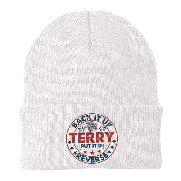 Back It Up Terry Put In Reverse Fireworks 4th Of July Beanie
