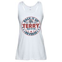 Back It Up Terry Put In Reverse Fireworks 4th Of July Ladies Essential Flowy Tank