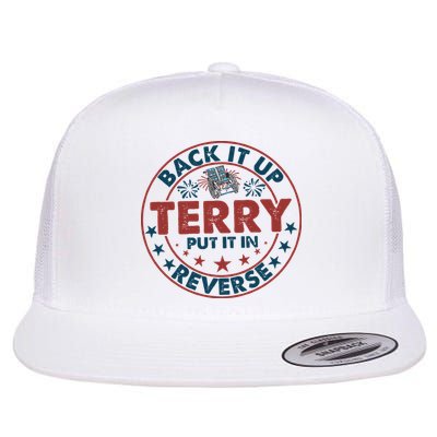 Back It Up Terry Put In Reverse Fireworks 4th Of July Flatbill Hat