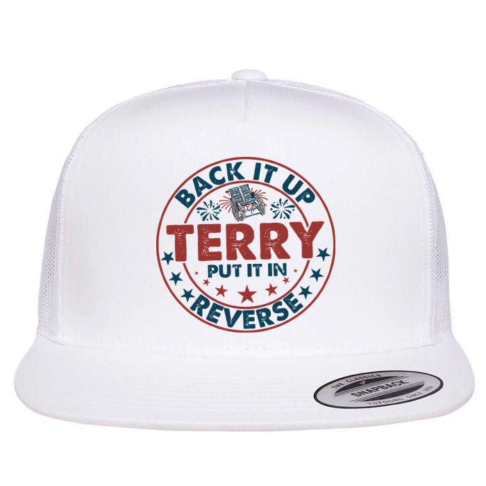 Back It Up Terry Put In Reverse Fireworks 4th Of July Flatbill Hat