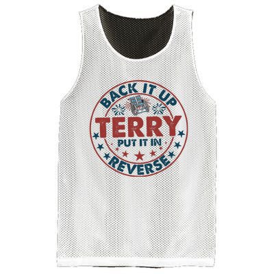 Back It Up Terry Put In Reverse Fireworks 4th Of July Mesh Reversible Basketball Jersey Tank