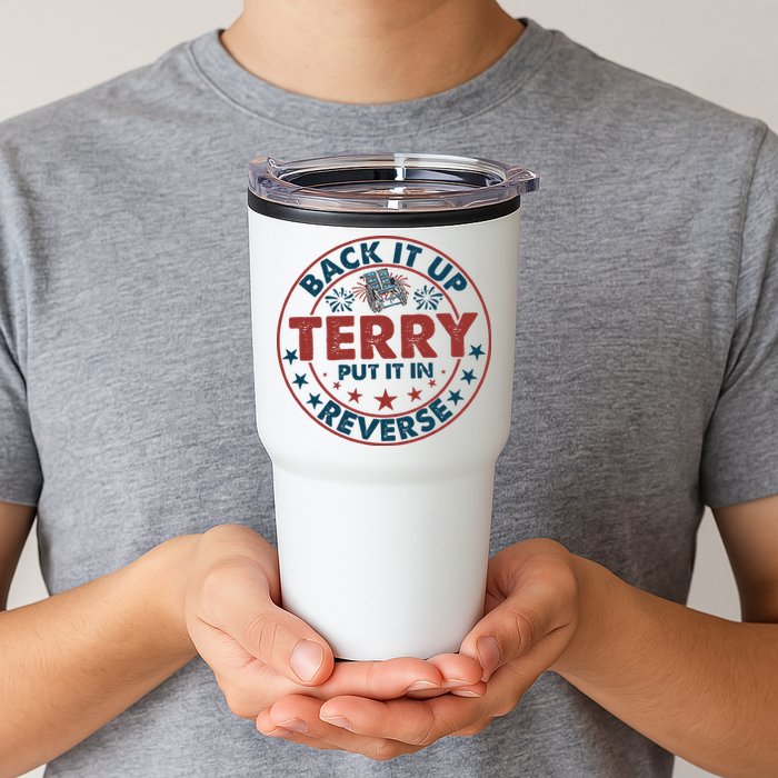 Back It Up Terry Put In Reverse Fireworks 4th Of July Tumbler