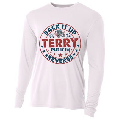 Back It Up Terry Put In Reverse Fireworks 4th Of July Cooling Performance Long Sleeve Crew