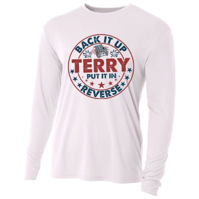 Back It Up Terry Put In Reverse Fireworks 4th Of July Cooling Performance Long Sleeve Crew