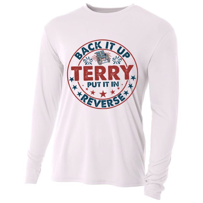 Back It Up Terry Put In Reverse Fireworks 4th Of July Cooling Performance Long Sleeve Crew