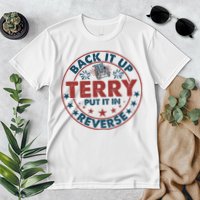 Back It Up Terry Put In Reverse Fireworks 4th Of July Premium T-Shirt