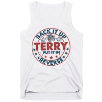 Back It Up Terry Put In Reverse Fireworks 4th Of July Tank Top