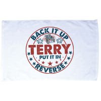 Back It Up Terry Put In Reverse Fireworks 4th Of July Microfiber Hand Towel