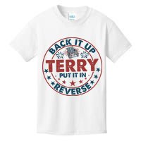 Back It Up Terry Put In Reverse Fireworks 4th Of July Kids T-Shirt