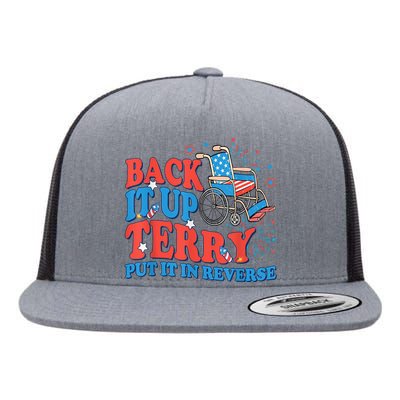 Back It Up Terry Put It In Reverse 4th Of July Fireworks Flat Bill Trucker Hat