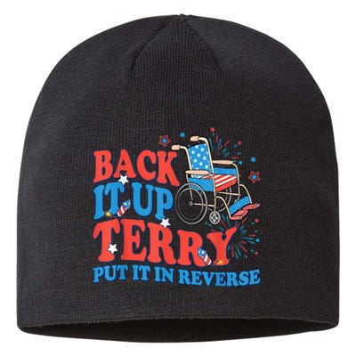 Back It Up Terry Put It In Reverse 4th Of July Fireworks Sustainable Beanie