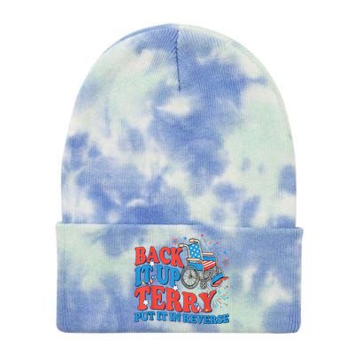 Back It Up Terry Put It In Reverse 4th Of July Fireworks Tie Dye 12in Knit Beanie