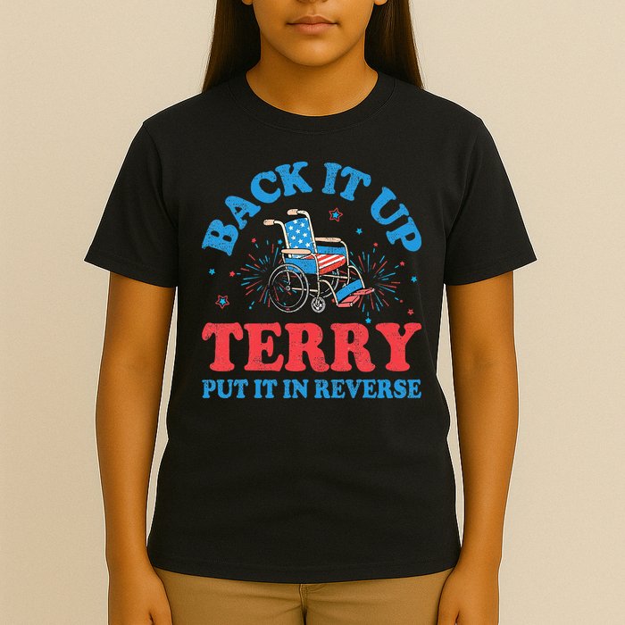 Back It Up Terry Put It In Reverse 4th Of July Fireworks T-Shirt