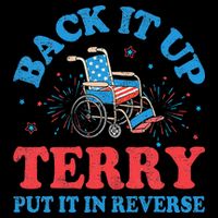 Back It Up Terry Put It In Reverse 4th Of July Fireworks T-Shirt