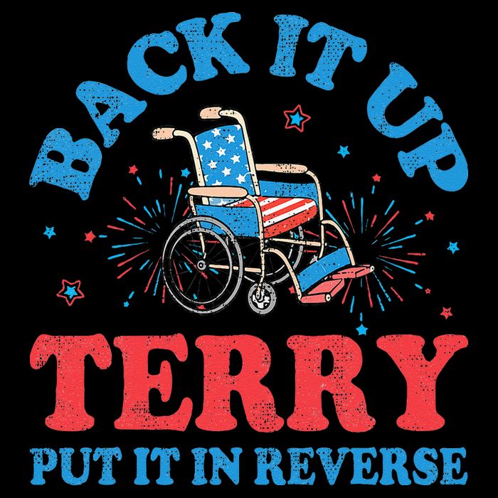 Back It Up Terry Put It In Reverse 4th Of July Fireworks T-Shirt