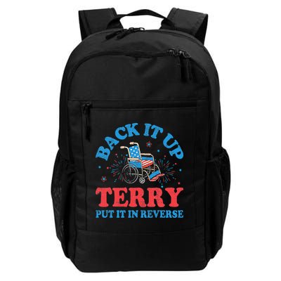 Back It Up Terry Put It In Reverse 4th Of July Fireworks Daily Commute Backpack