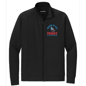 Back It Up Terry Put It In Reverse 4th Of July Fireworks Stretch Full-Zip Cadet Jacket