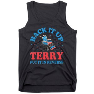 Back It Up Terry Put It In Reverse 4th Of July Fireworks Tank Top