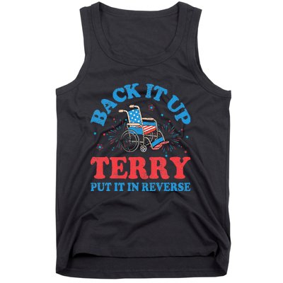 Back It Up Terry Put It In Reverse 4th Of July Fireworks Tank Top