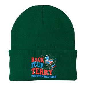 Back It Up Terry Put It In Reverse 4th Of July Fireworks Knit Cap Winter Beanie