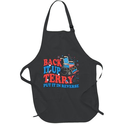 Back It Up Terry Put It In Reverse 4th Of July Fireworks Full-Length Apron With Pockets