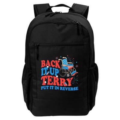 Back It Up Terry Put It In Reverse 4th Of July Fireworks Daily Commute Backpack