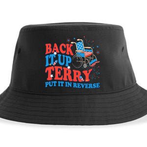 Back It Up Terry Put It In Reverse 4th Of July Fireworks Sustainable Bucket Hat