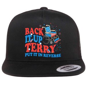 Back It Up Terry Put It In Reverse 4th Of July Fireworks Flat Bill Trucker Hat