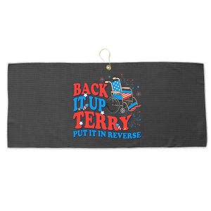 Back It Up Terry Put It In Reverse 4th Of July Fireworks Large Microfiber Waffle Golf Towel