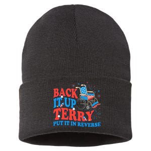 Back It Up Terry Put It In Reverse 4th Of July Fireworks Sustainable Knit Beanie