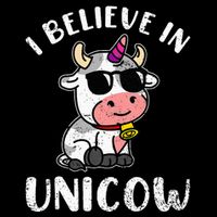 Believe In Unicow Dairy Farmer Cattle Rancher Sustainable Bucket Hat