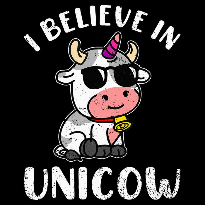 Believe In Unicow Dairy Farmer Cattle Rancher Sustainable Bucket Hat