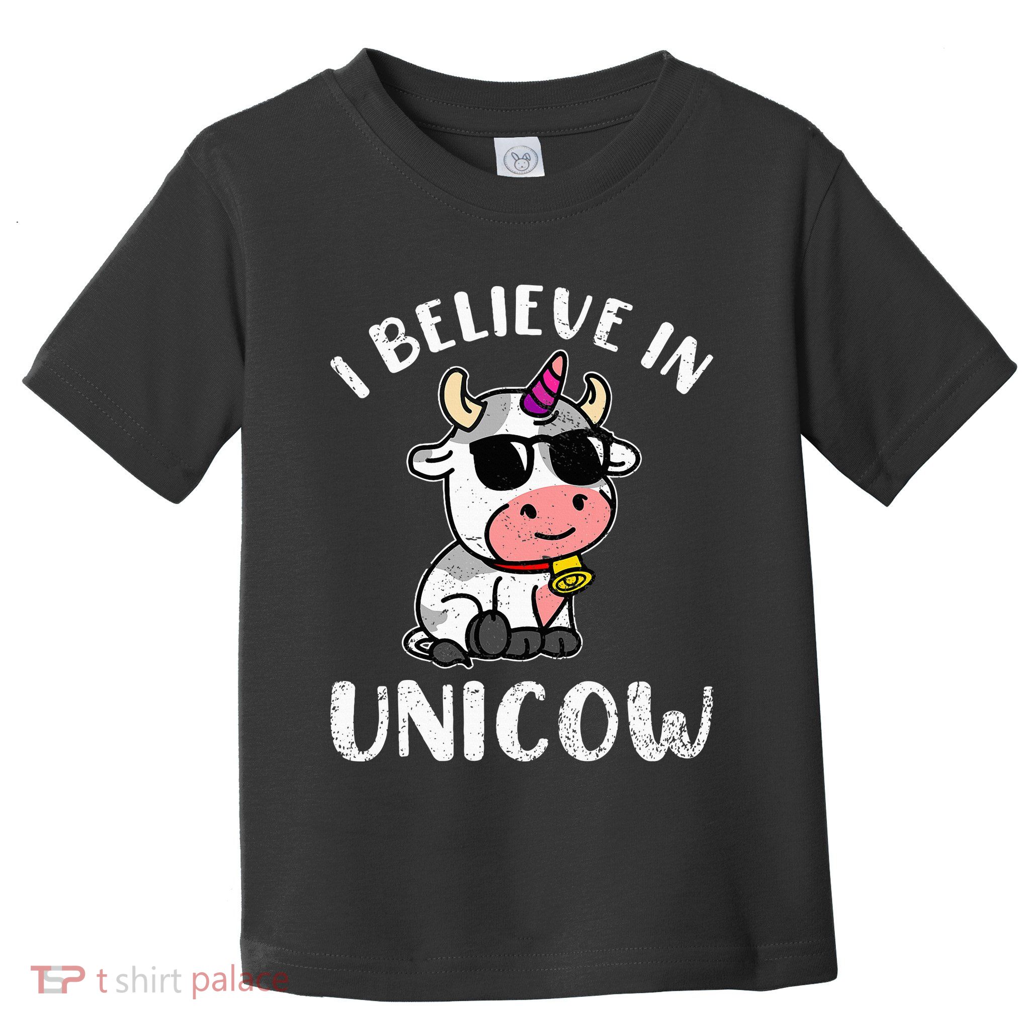 Believe In Unicow Dairy Farmer Cattle Rancher Toddler T-Shirt