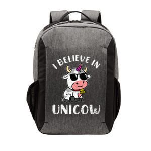 Believe In Unicow Dairy Farmer Cattle Rancher Vector Backpack