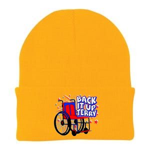 Back It Up Terry Fireworks Wheelchair Knit Cap Winter Beanie