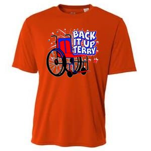 Back It Up Terry Fireworks Wheelchair Cooling Performance Crew T-Shirt