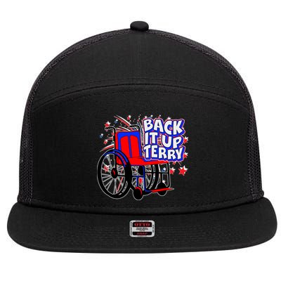 Back It Up Terry Fireworks Wheelchair 7 Panel Mesh Trucker Snapback Hat