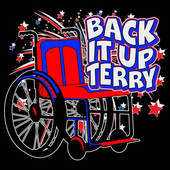 Back It Up Terry Fireworks Wheelchair Sustainable Bucket Hat