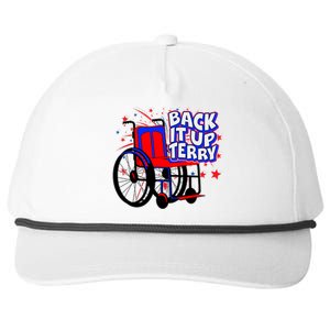 Back It Up Terry Fireworks Wheelchair Snapback Five-Panel Rope Hat