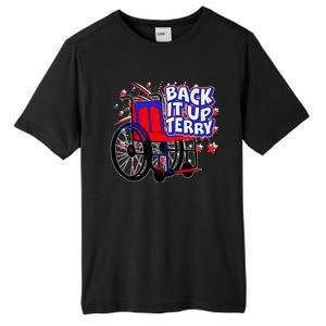 Back It Up Terry Fireworks Wheelchair Tall Fusion ChromaSoft Performance T-Shirt