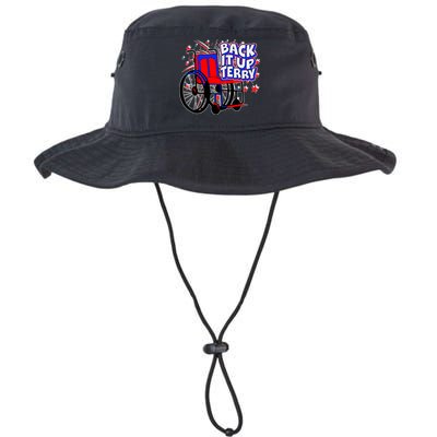 Back It Up Terry Fireworks Wheelchair Bucket Hat