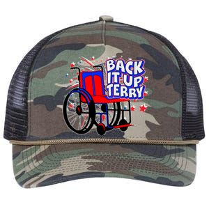 Back It Up Terry Fireworks Wheelchair Retro Rope Trucker Hat Cap