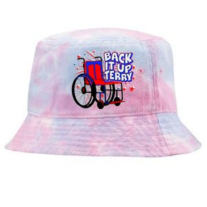 Back It Up Terry Fireworks Wheelchair Tie-Dyed Bucket Hat