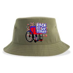 Back It Up Terry Fireworks Wheelchair Sustainable Bucket Hat