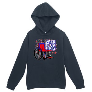 Back It Up Terry Fireworks Wheelchair Urban Pullover Hoodie