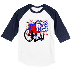 Back It Up Terry Fireworks Wheelchair Baseball Sleeve Shirt