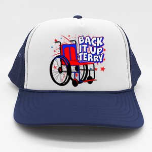 Back It Up Terry Fireworks Wheelchair Trucker Hat